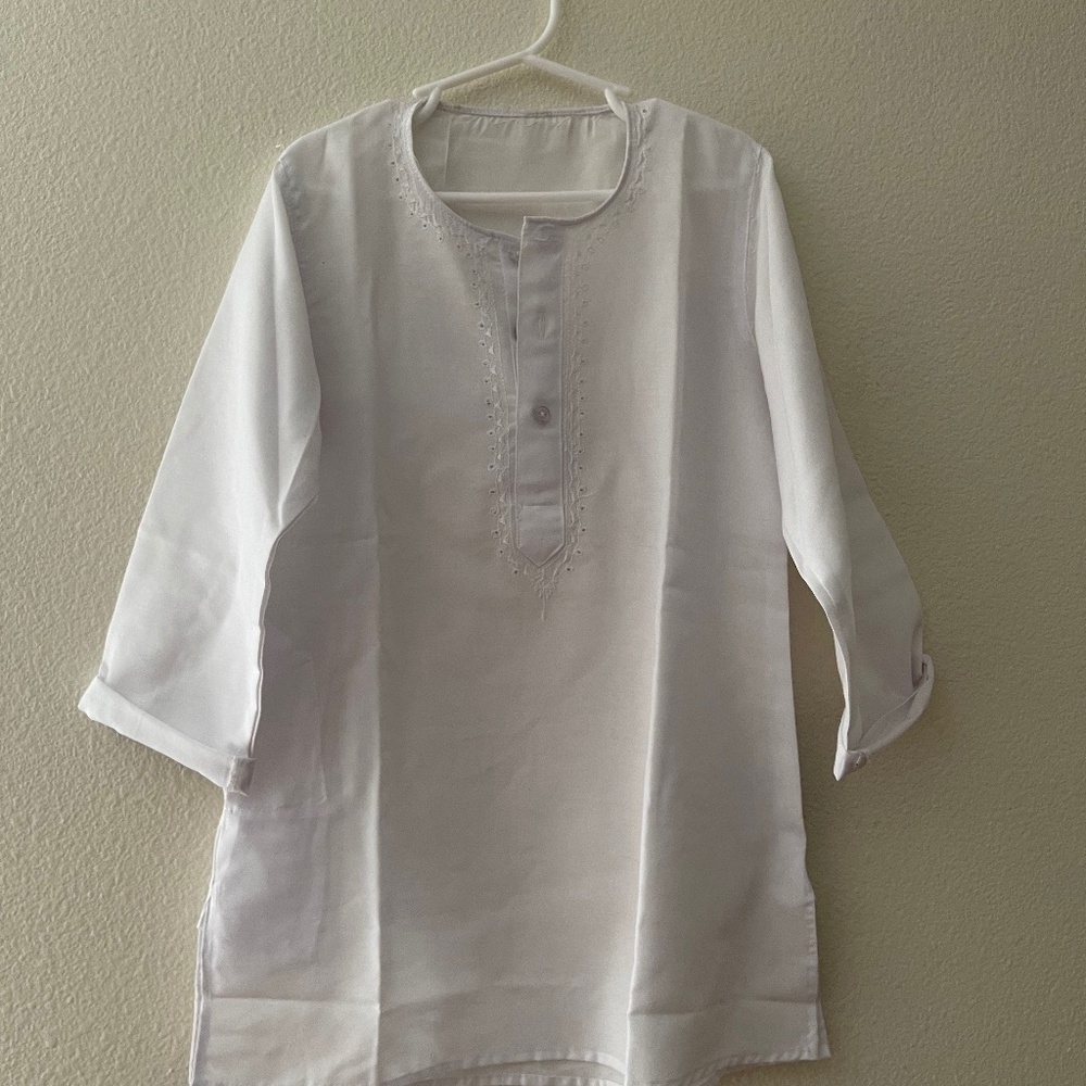 White boy’s Kurta